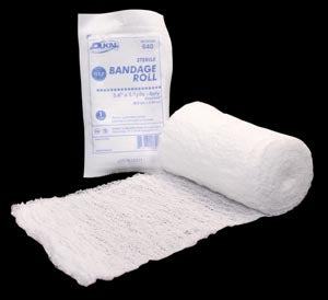 Dukal Fluff Bandage Roll. Bandage Roll, 4½" X 147", 6-Ply, Sterile, Fluff, 1 Rl/Bg, 100 Rl/Cs (30 Cs/Plt). Bandage Roll Cotton Gauze St4.5X147 6Ply 10