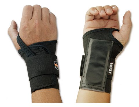 Wrist Support, Proflex 4000 Blk Lt Med, Sold As 1/Each Ergodyne 70014