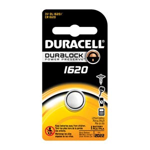Duracell® Photo Battery. Battery, Lithium, Size Dl1620, 3V, 6/Bx, 6 Bx/Cs (Upc