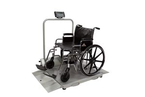 Pelstar/Health O Meter Professional Scale - Digital Wheelchair Ramp Scales. Scale Digital Wheelchair Railsramps 1000Lb/454Kg (Drop), Each