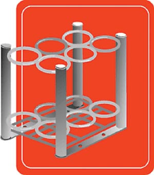 Mada Cylinder Stands. Cylinder Stand For 6 D/E Cylinders. , Each