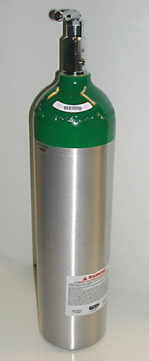 Mada Empty Aluminum Oxygen Cylinders. , Each