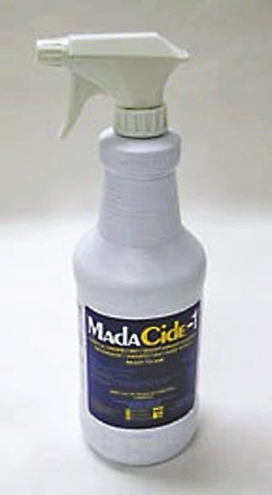 Mada Disinfectant/Cleaners. Madacide-1 Disinfectant/ Cleaner, 32 Oz Spray Bottle, 12/Cs. , Case