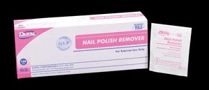 Dukal Nail Polish Remover. Nail Polish Remover Pads, 1/Pk, 100 Pk/Bx, 10 Bx/Cs. Remover Pad Nail Polish 100/Bx10Bx/Cs, Case