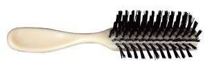 Dukal Dawnmist Comb & Brush. Hair Brush, Adult, Ivory Handle With Nylon Bristles, 1/Bg, 12 Bg/Bx, 24 Bx/Cs (24 Cs/Plt). Hair Brush Adult Nylon Bristle