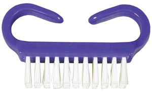 Dukal Dawnmist Nail Care. Nail Brush, Purple Handle, White Nylon Bristles, 50/Bx. Nail Brush Purp Handle Nylonbristles Wht 50/Bx, Box