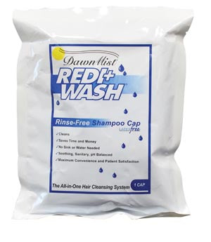 Dukal Dawnmist Shower Cap. Redi-Wash® Shampoo Cap, Rinse Free, 40/Cs (Not Available For Sale Into Canada). Shampoo Cap Redi-Wash 40/Cs, Case