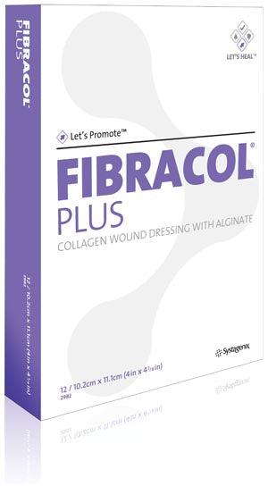 3M™ Acelity Fibracol™ Collagen-Alginate Wound Dressing. Fibracol Plus 3/8X3/8X15-3/46/Bx 6Bx/Cs Replaces 2496, Case