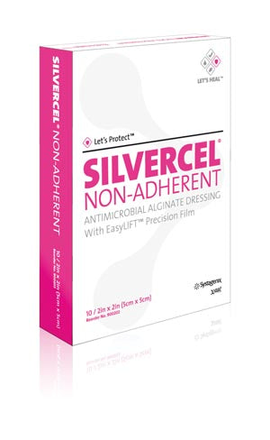 3M™ Acelity Silvercel® Non-Adherent Antimicrobial Alginate Dressing. Dressing Antimicrobial Alginat4.25X4.25 Nonadh 10/Bx 5Bx/Cs, Case