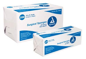 Dynarex Gauze Sponges. Gauze Sponge, 4" X 4", 16-Ply, Non-Sterile, 200/Bg, 10 Bg/Cs (Products Cannot Be Sold On Amazon.Com Or Any Other 3Rd Party Site