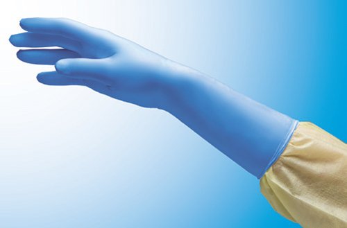 Nitriderm® Ec Nitrile Extended Cuff Length Exam Glove, Small, Blue, Sold As 50/Box Innovative 114100