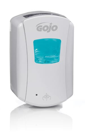 Gojo Ltx-7™ Dispensers. Dispenser, 700Ml, White/ White, 4/Cs. Dispenser Ltx 700Ml Wht/Wht4/Cs, Case
