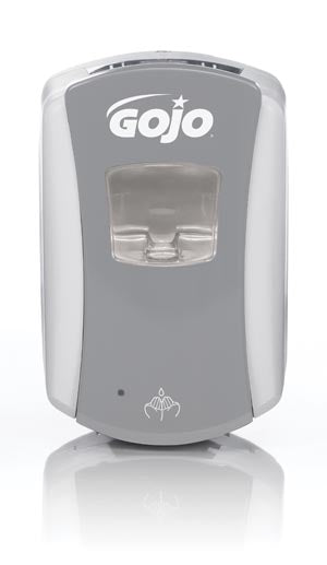 Gojo Ltx-7™ Dispensers. Dispenser, 700Ml, Grey/ White, 4/Cs. Dispenser Ltx 700Ml Grey/Wht4/Cs, Case