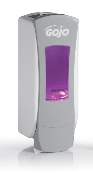 Gojo Adx-12™ Dispensers. Dispenser, 1250Ml, Grey/ White, 6/Cs. Dispenser Adx 1250Ml Grey/Wht6/Cs, Case