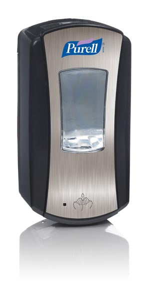 Gojo Purell® Ltx-12™ Dispensers. Dispenser Ltx Purell 1200Mlchrome/Blk 4/Cs, Case