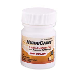 Beutlich Hurricaine® Topical Anesthetic. Anesthetic Topical Hurricainegel Pina Colada 1 Oz Btl, Each