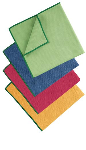 Kimberly-Clark Wypall® Microfiber Cleaning Cloths. Cloth Cleaning Microfiber Grn15.75X15.75 6/Pk 4Pk/Cs, Case