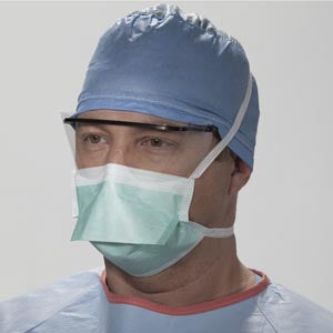 Halyard Standard Face Masks. Filtermask™ Surgical Mask, Green, 50/Pkg, 6 Pkg/Cs (Us Only. Mask Surgical Filtermask Grn50/Bx 6Bx/Cs, Case