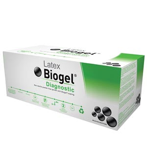 Molnlycke Biogel® Diagnostic™ Gloves. Glove Latex Surgical Pf Nssz 6 Diagnostic 25/Bx 6Bx/Cs, Case
