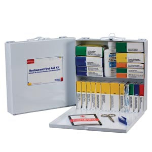 First Aid Only/Acme United Industrial Kits. First Aid Kit 75 Personrestaurant Metal Cs (Drop), Each