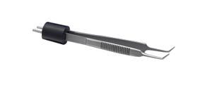 Symmetry Surgical Aaron Disposable Active Electrodes. Forcep Mcpherson 3 1/2Curved W/5Mm Tip Uncoated Ns, Each