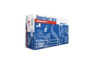 Sempermed Semperguard® Nitrile Powder Free Glove. Nafs-Glove Nitrile Industrial Pfmd 100/Bx 10Bx/Cs, Case