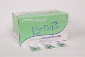 Crosstex Ez Contra Prophy Angles. Prophy Angle Sparkle Soft Cup100/Bx, Box
