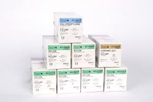 Surgical Specialties Sharpoint™ Cosmetic Surgery Sutures. Suture Nylon Blk Mono 6-0 18Ndl Dgl13 12/Bx, Box