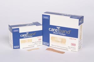 Aso Careband™ Sheer Adhesive Strip Bandages. Bandage Adh Sheer Mini100/Bx 12Bx/Cs, Case