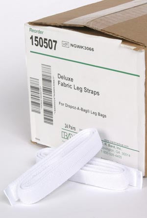 BARD DELUXE FABRIC LEG STRAPS, 24", 24 PR/CS 1/CASE 150507 