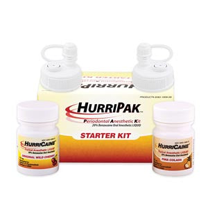Beutlich Hurripak™ Periodontal Anesthetic Starter Kit. Anesthetic Hurripak Perio Kitpina Colada & Wild Cherry, Kit