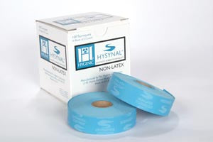 Hygenic Hysynal® Synthetic Rubber Disposable Tourniquet Straps. Tourniquet Lf 1X18Lt Blu 25/Rl 4Rl/Bx 10Bx/Cs, Case