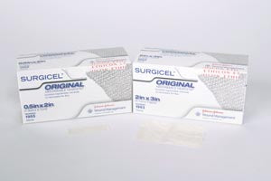 ETHICON ABSORBABLE SURGICEL, ABSORBABLE SURGICEL, ½" X 2", 12/BX, 2 BX/CS  , 1955