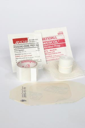 Medical Action Gent-L-Kare® Iv Start Kits. Kit Iv Start W/Tegaderm Dressw/Pvp Prep Pad 100/Cs, Case