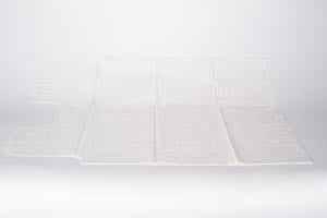 Tidi 3-Ply, All Tissue Patient Gown. Gown Exam 3Ply-T Wht 30X42F/B Open 50/Cs, Case