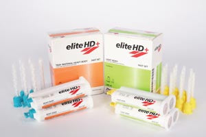 Zhermack Elite Hd+ Impression Material. Impression Material Fast Set50Ml Cartridges Grn Mxg Tips, Each