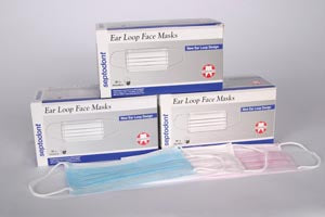Septodont Astm Face Masks. Earloop Masks, Astm 2100, Blue, 50/Bx, 20 Bx/Cs (To Be Discontinued). Tbd-Mask Earloop Astm 2100 Blu50/Bx 20Bx/Cs, Case