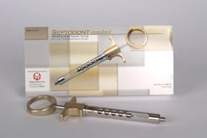 Septodont Standard Aspirating Syringe. Syringe Aspirating Standard, Each