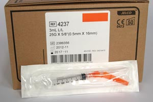 Icu Medical Hypodermic Needle-Pro® Safety Needles W/Syringe. Needle Safety Hypo W/3Ml Syg25Gx5/8 50/Bx 8Bx/Cs, Case