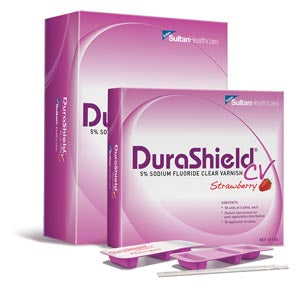 Sultan Durashield® Cv Clear 5% Sodium Fluoride Varnish. Un1219 Fluoride Sodium Varnish 5Strawbery 4Ml Ud 50/Bx 12Bx/Cs, Box