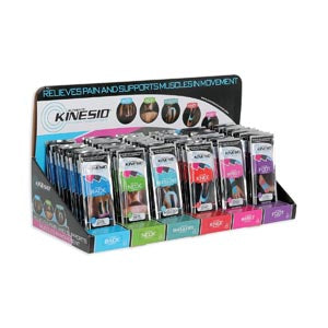 Kinesio Tape Pre Cuts. Pre Cut Starter Set With Display, 10 Of Ea App/Cs  (Products Cannot Be Sold On Amazon.Com Or Any Other 3Rd Party Platform) (020