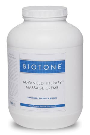 Biotone Advanced Therapy Massage Products. Creme Massage Adv Therapy1 Gal (026339), Each