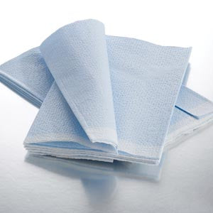 Graham Medical Tissue/Poly/Tissue Drape & Bed Sheets. Sheet Bed Tpt 40X72 Blufanfold 48/Cs, Case