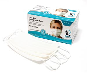 Quala Extra Soft Earloop Face Masks. Quala Mask Earloop Ultrasensitive Wht 50/Bx 10Bx/Ctn, Carton
