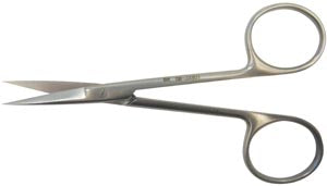 Br Surgical Knapp Scissors. Knapp Scissor, Curved, Blunt/ Blunt, 4". , Each
