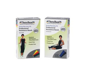 Hygenic/Thera-Band Professional Resistance Bands. Kit Advanced 5Ft Cuts Blublk Lf 12/Cs, Case