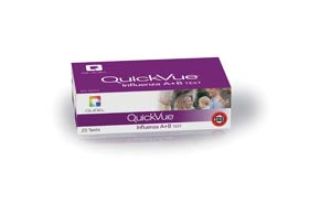 Quidel Quickvue® Influenza A+B Tests. Quickvue A/B Flu Test Dipstick25Test/Kit Exp________________, Kit