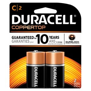 Duracell® Coppertop® Alkaline Retail Battery With Duralock Power Preserve™ Technology. Battery Alkaline Coppertop C2Pk 8Pk/Bx 6Bx/Cs Upc 09161, Case