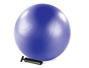 MERRITHEW STABILITY BALL™, STABILITY BALL™ WITH PUMP, 75CM, PURPLE (PRICE SUBJECT TO CHANGE WITHOUT NOTICE), ST-06049