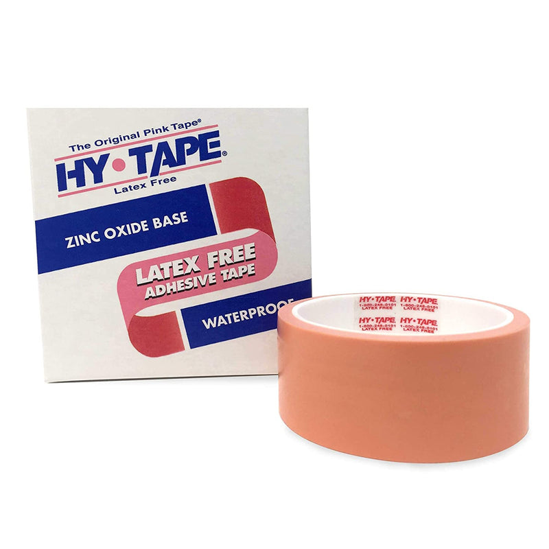 Hy-Tape® Zinc Oxide Adhesive Medical Tape, 1 Inch X 5 Yard, Pink, Sold As 36/Case Hy-Tape 110Blf